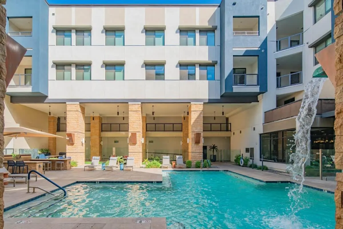 شقة Peaceful 1Br Kierland Common, Tpc Golf, Pool, Gym, W-D سكوتسدايل